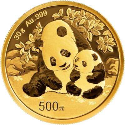 Goldmünze Panda 30 Gramm